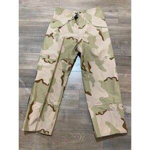 Gore Tex Gore Seam Pants Mens Medium Long Brown Camo Desert Cold Weather Army